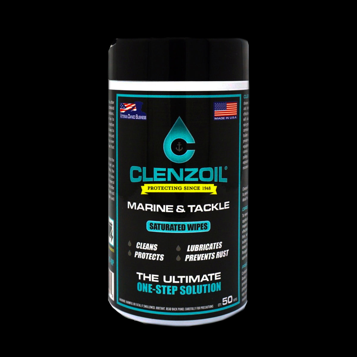 Clenzoil Marine & Tackle – Saturated Wipes